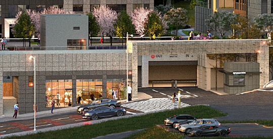 경기 성남시 분당 아테라 단지 내 상가 [금호건설 제공]